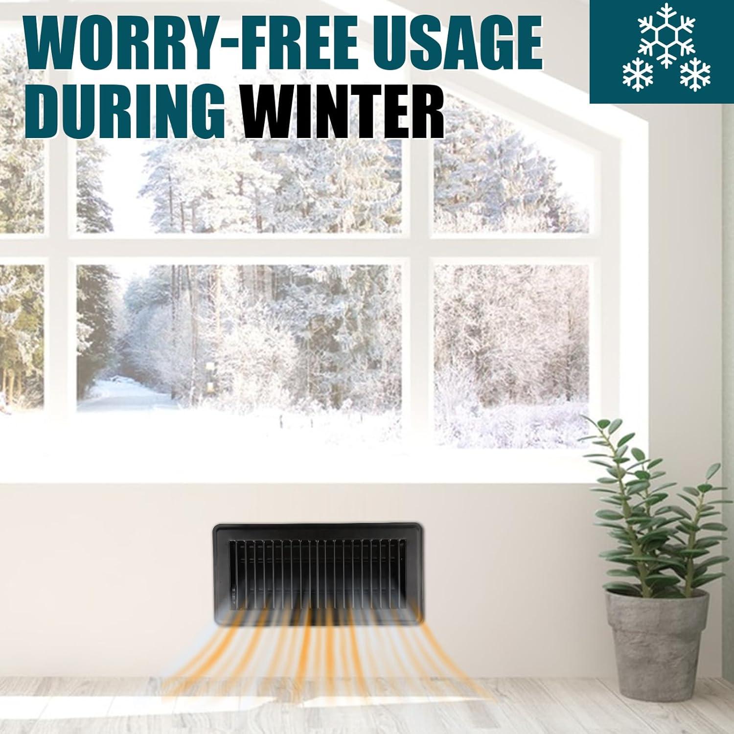 Registro de Piso VOISEN 29.2x14 cm Acero Negro 2 Piezas