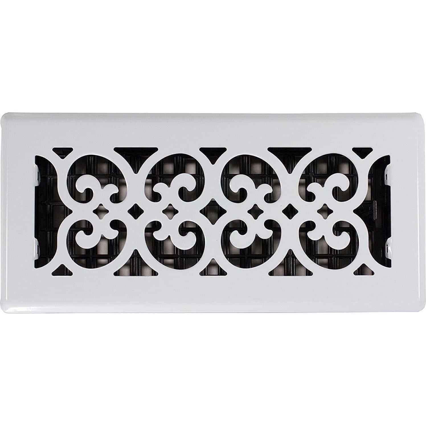Rejilla de Piso Decor Grates FS410-WH 10x25 cm Blanca