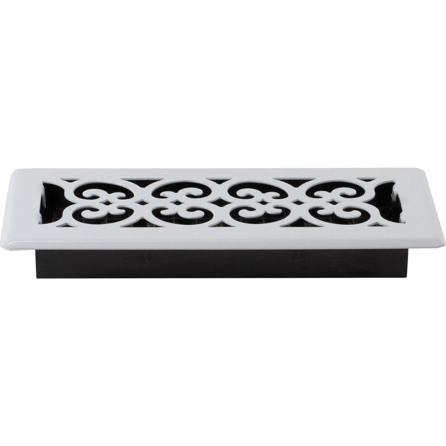 Rejilla de Piso Decor Grates FS410-WH 10x25 cm Blanca