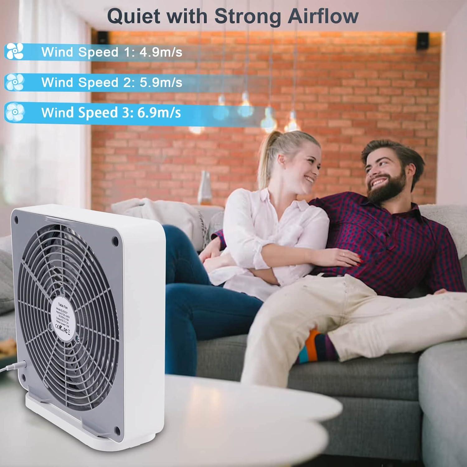 Ventilador de caja SONBION ZL2002Y 10" silencioso 3 velocidades