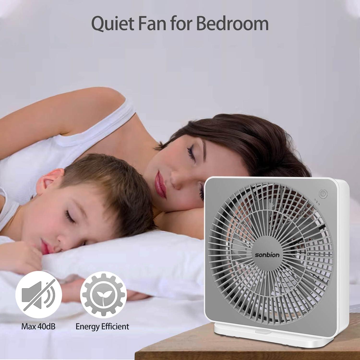 Ventilador de caja SONBION ZL2002Y 10" silencioso 3 velocidades