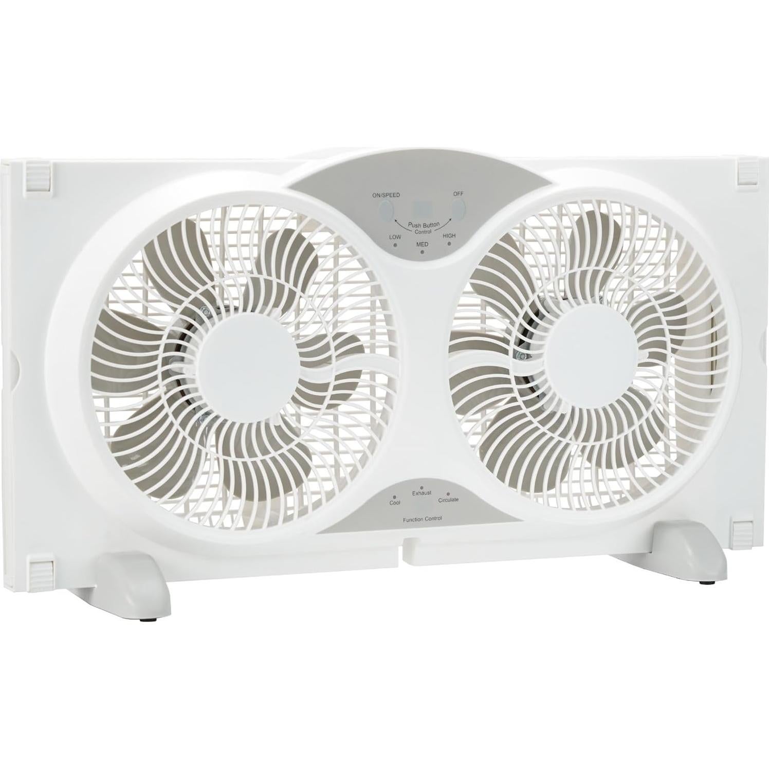 Ventilador de Ventana Doble Seasons Comfort 9" Twin 3 Velocidades