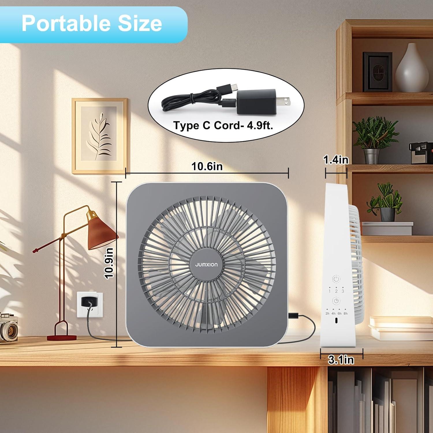 Ventilador de Caja JUMXION 10" Silencioso 3 Velocidades