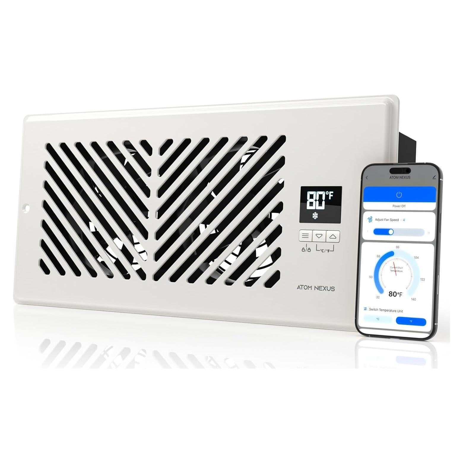 Ventilador de Refuerzo de Registro ATOM NEXUS 4x10" 15W