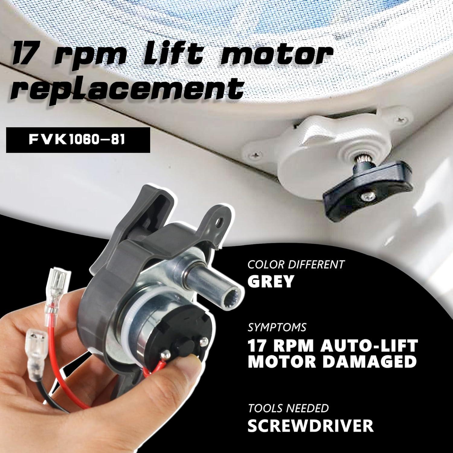 Motor de Elevación K6010-81 17 RPM para Ventiladores B Series