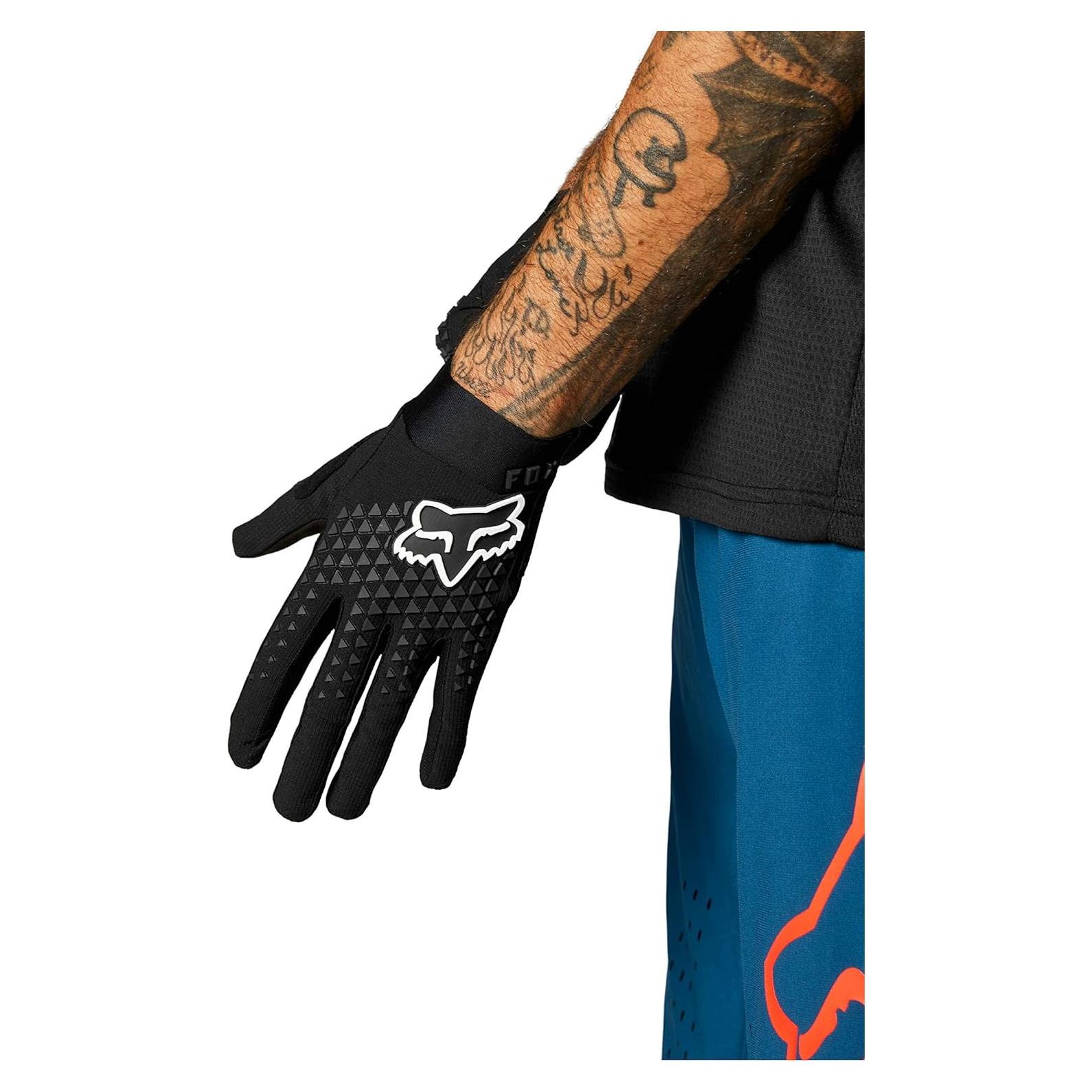 Guante de Ciclismo Fox Racing Defend Mediano Negro