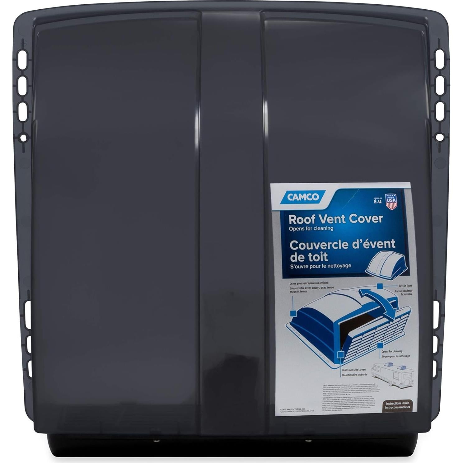 Cubierta de Ventilación de Techo Camco 40453 Humo 35.56 cm