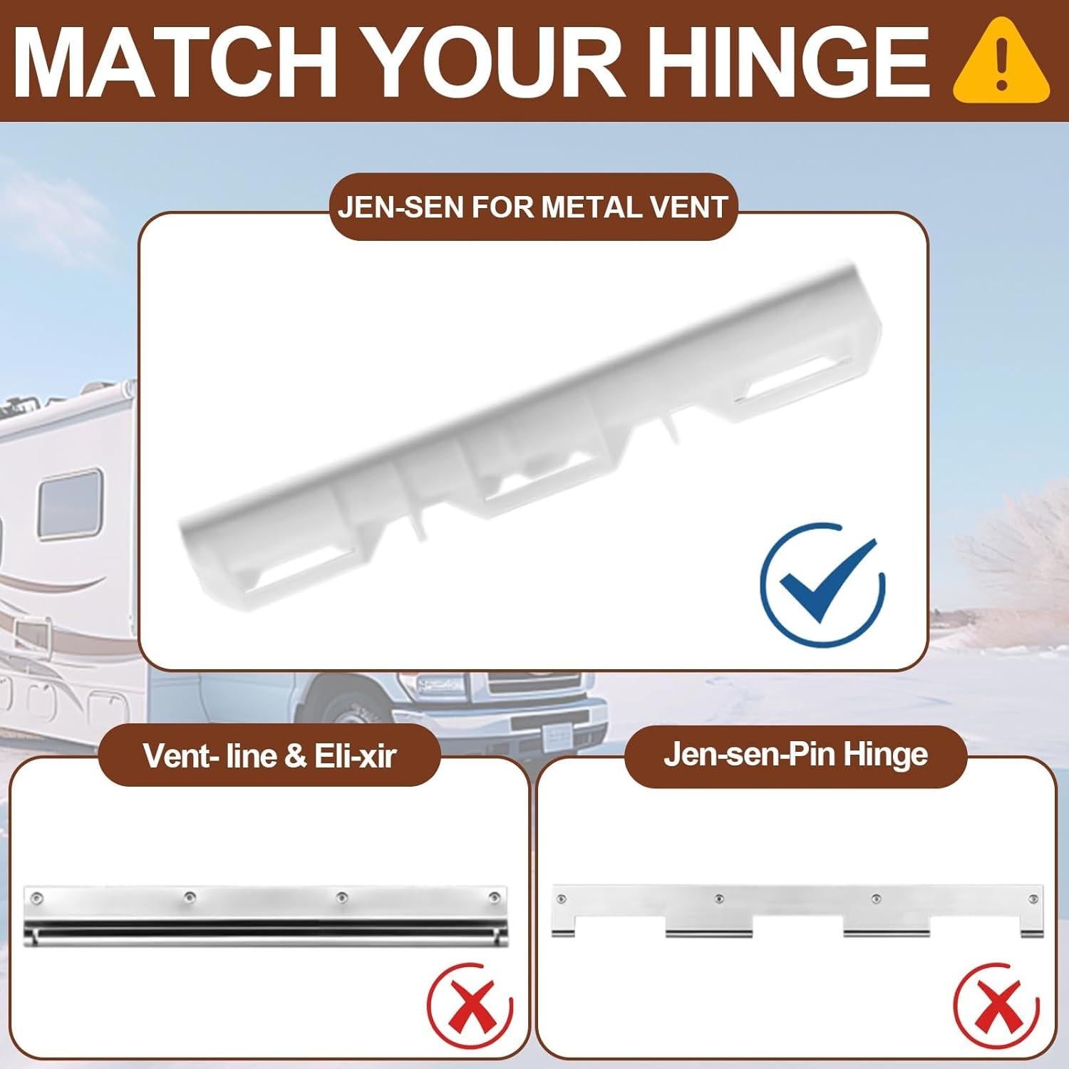 Tapa de Ventilación Universal Wadoy 33x33 cm para RV y Camper