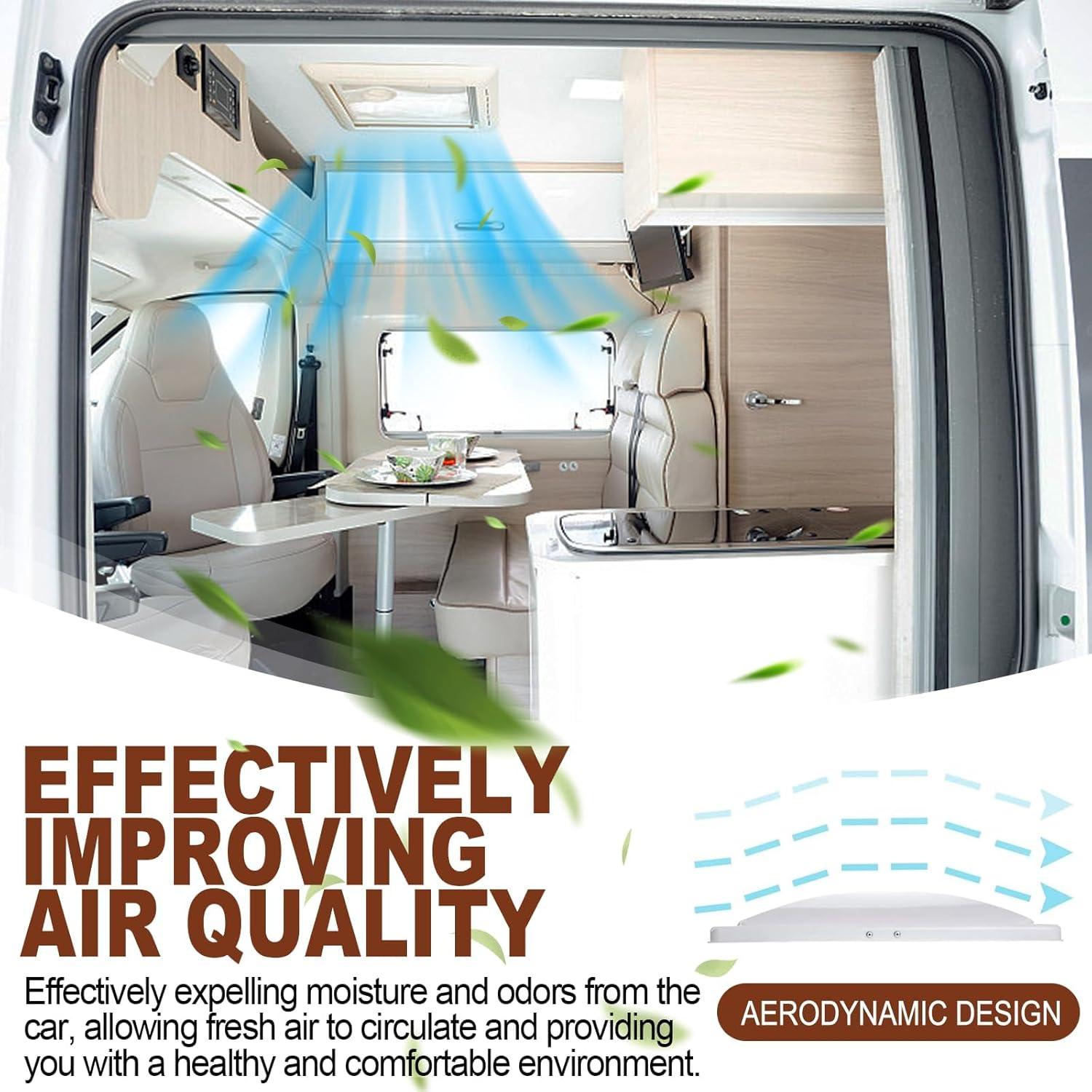 Tapa de Ventilación Universal Wadoy 33x33 cm para RV y Camper