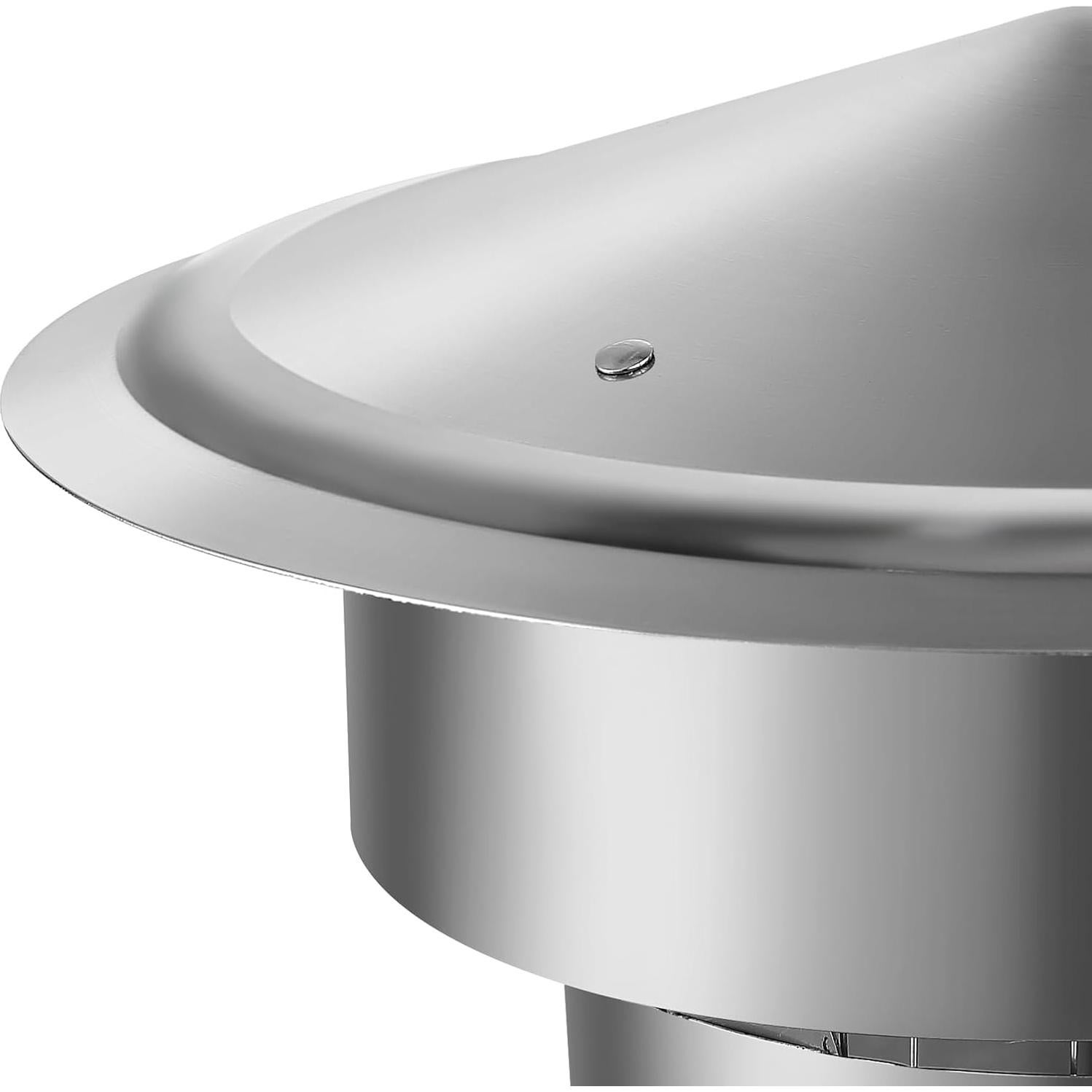 Tapa de Chimenea VEVOR 150 mm Acero Inoxidable 304 Todo Clima