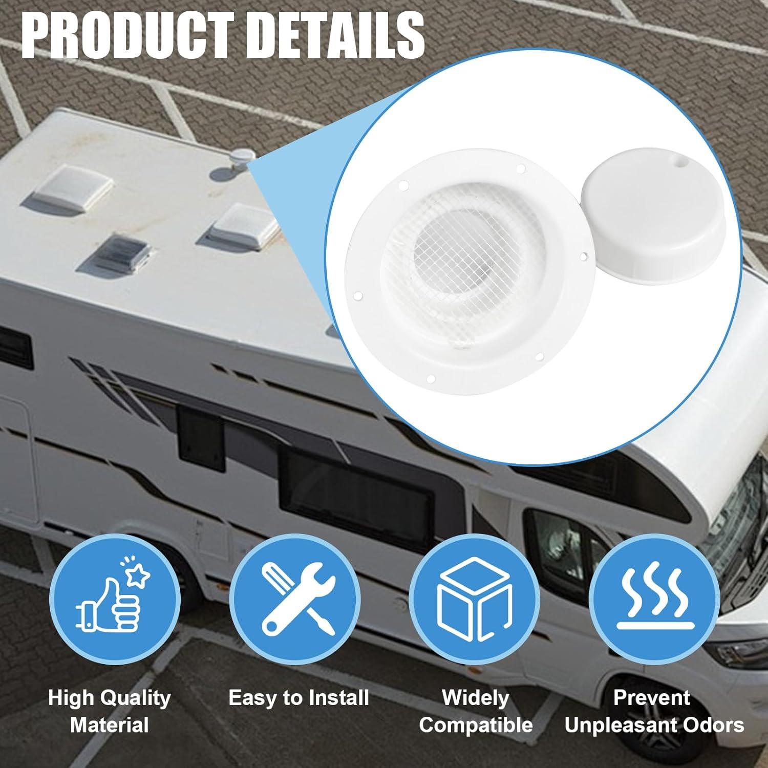 Kit de Tapas de Ventilación para RV Succulentlovers 2 Piezas