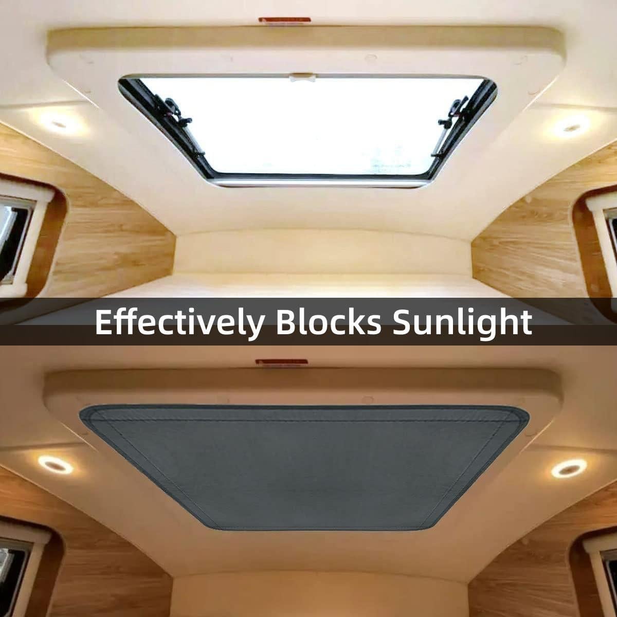 Sombra de Ventana de Techo RV WanDwel 40.64x40.64 cm Blackout