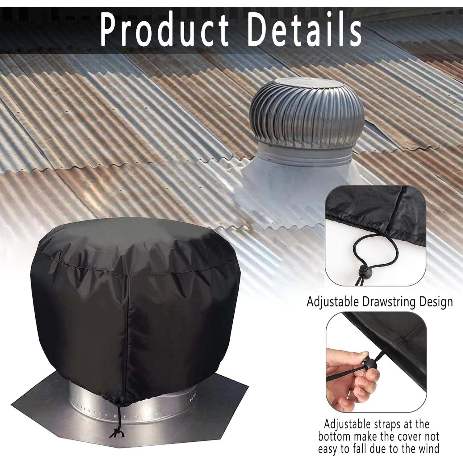 Cubiertas de Ventilador de Techo ONCALLJH 51x51cm Impermeables - Paquete de 2