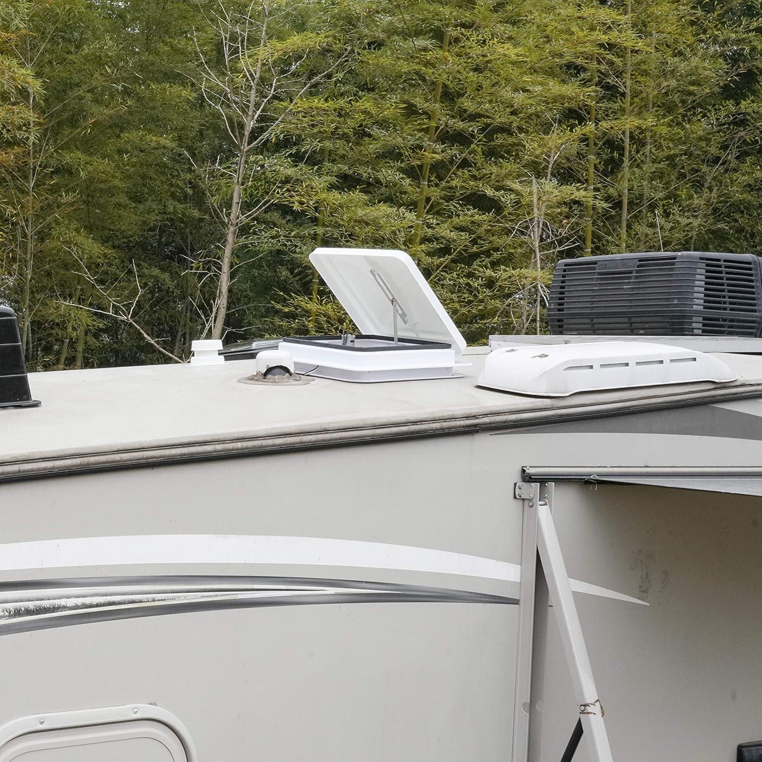 Cubierta de Ventilación de Techo RVGUARD 37.5 cm Blanca - Paquete de 2