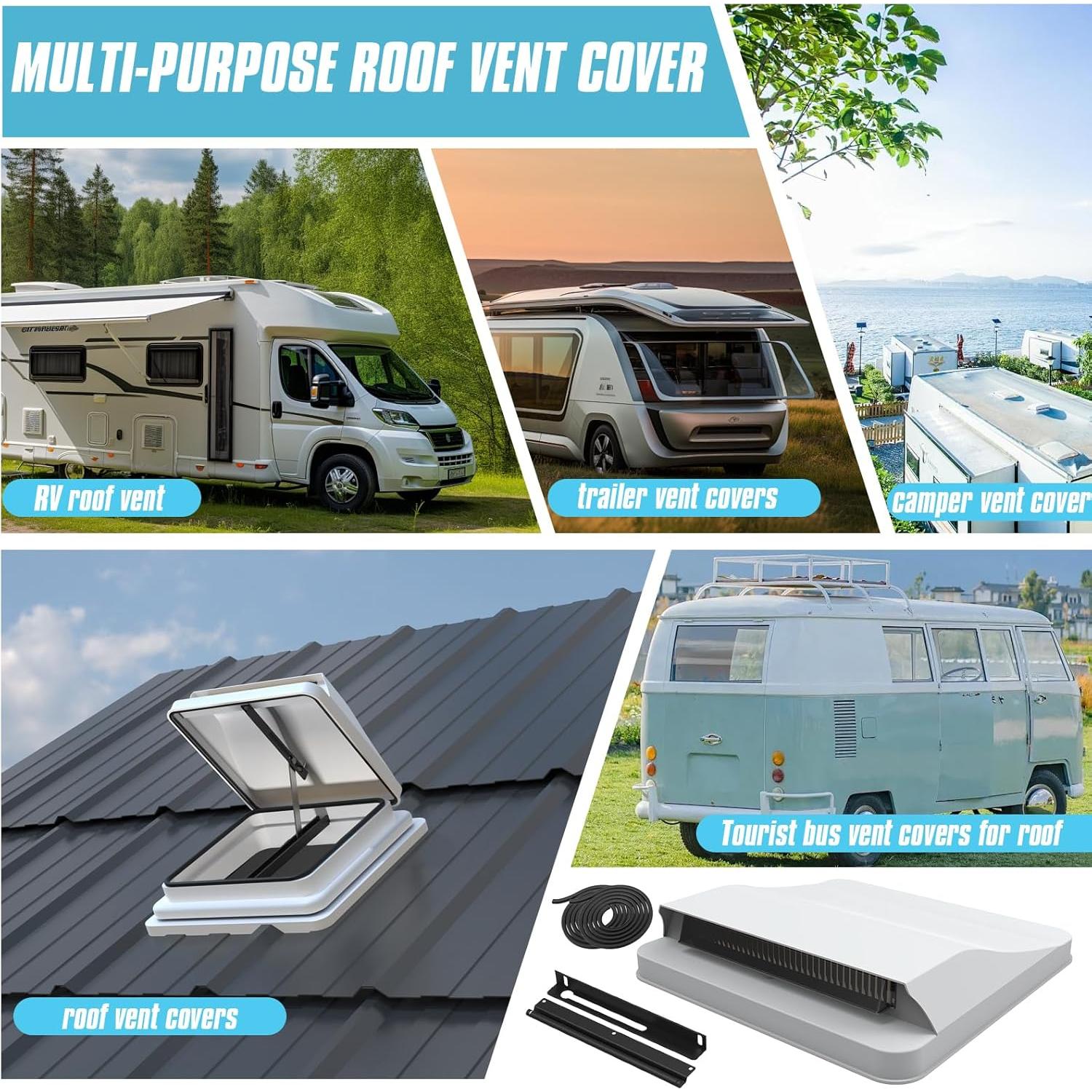 Cubierta de Ventilación para Techo de RV ACOVER 14"x14"