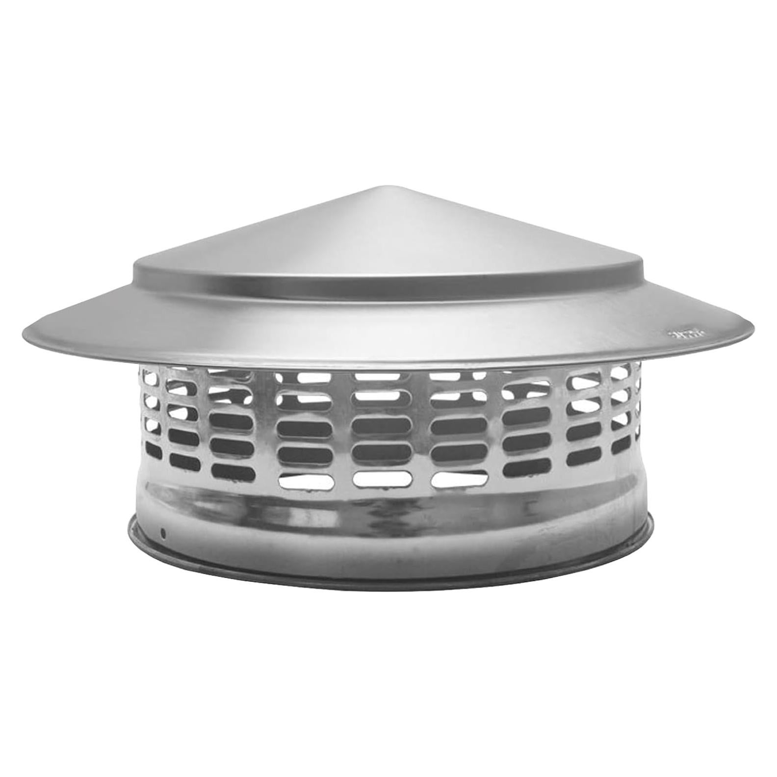 Tapa de Chimenea Redonda SOEKAVIA 200mm Acero Inoxidable