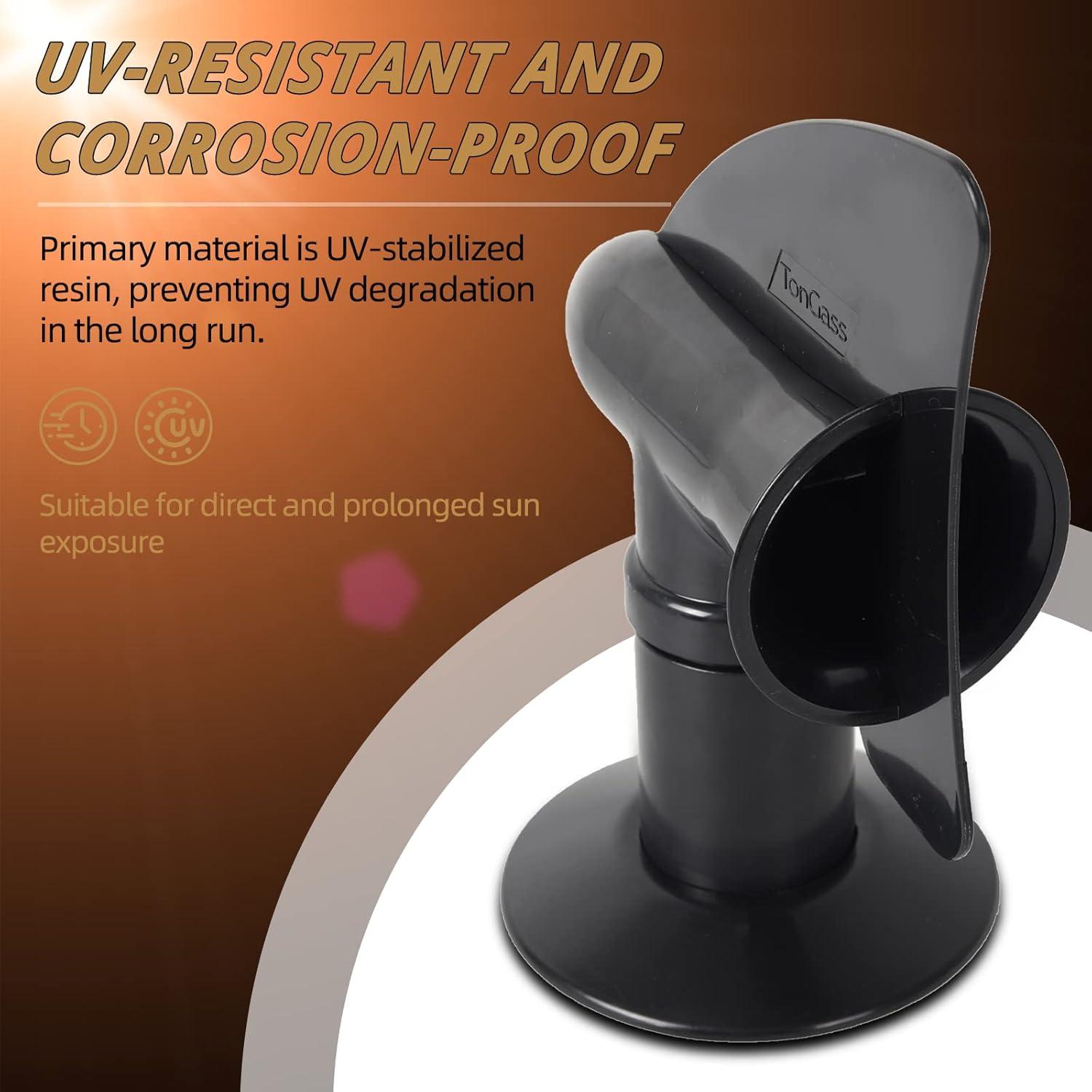 Cubierta de Ventilación Rotativa TonGass para Tanque de RV - 2 Piezas