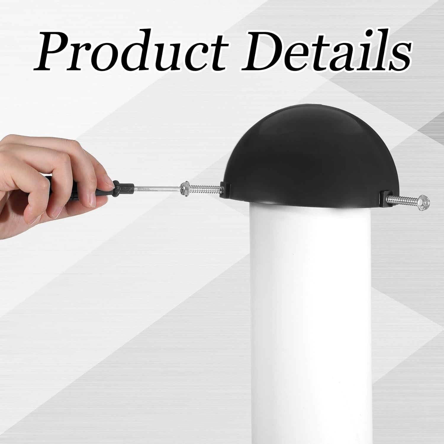 4 Tapas de Ventilación en Forma de Hongo DoubleFill 14.4 cm