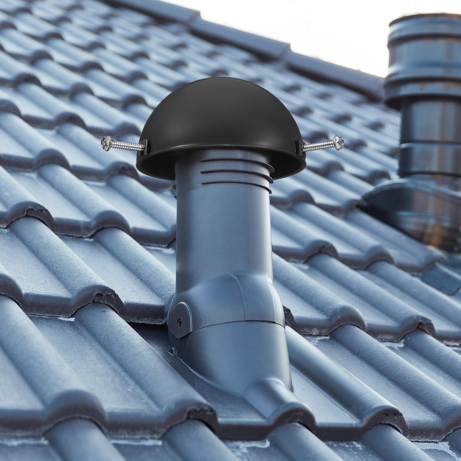 4 Tapas de Ventilación en Forma de Hongo DoubleFill 14.4 cm