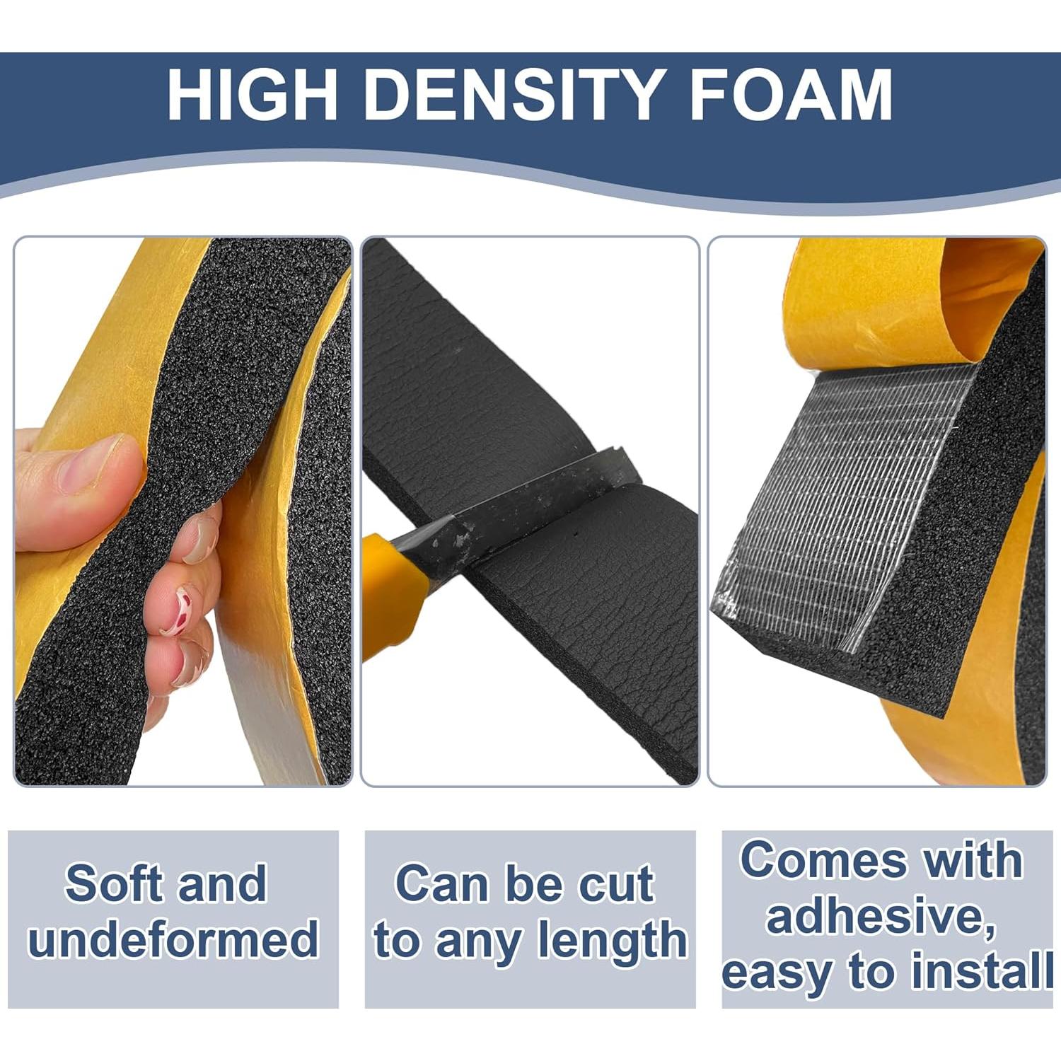 Tiras de Cierre de Espuma Autoadhesivas SFNSM 6.6ft PU