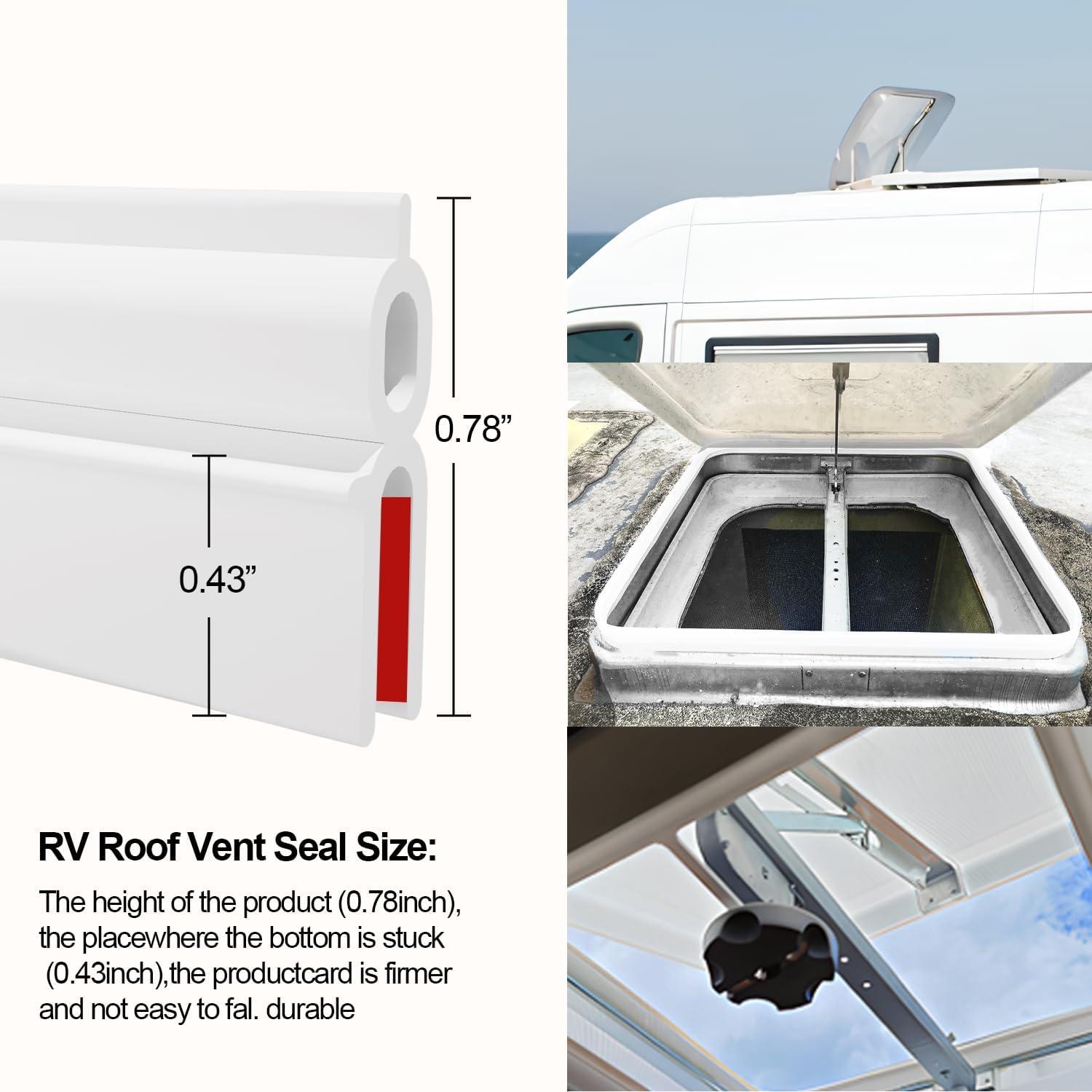 Sello de Ventilación de Techo LCGAOYA 196" Blanco