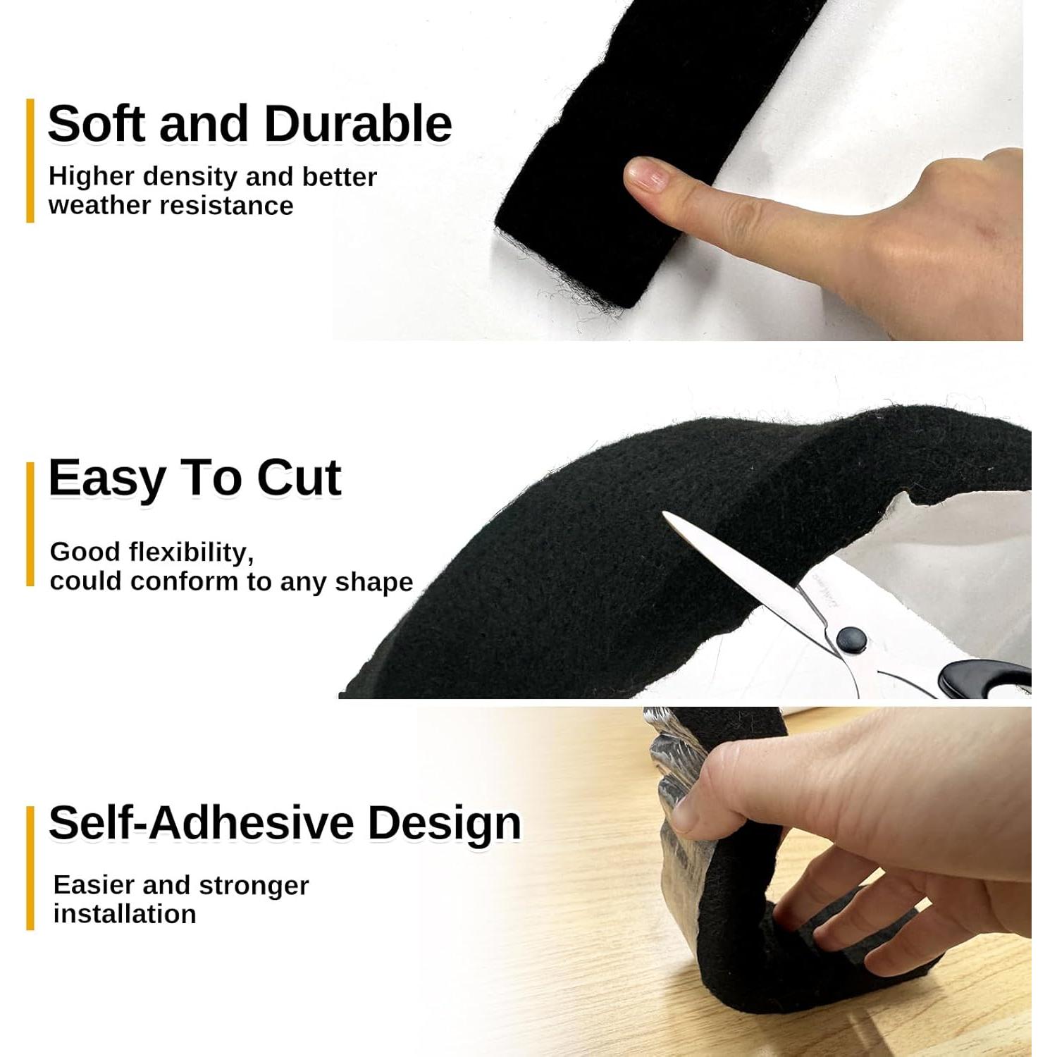 Tiras de Cierre de Techo de Metal KEOHOLI - 2 Piezas 448.2 cm