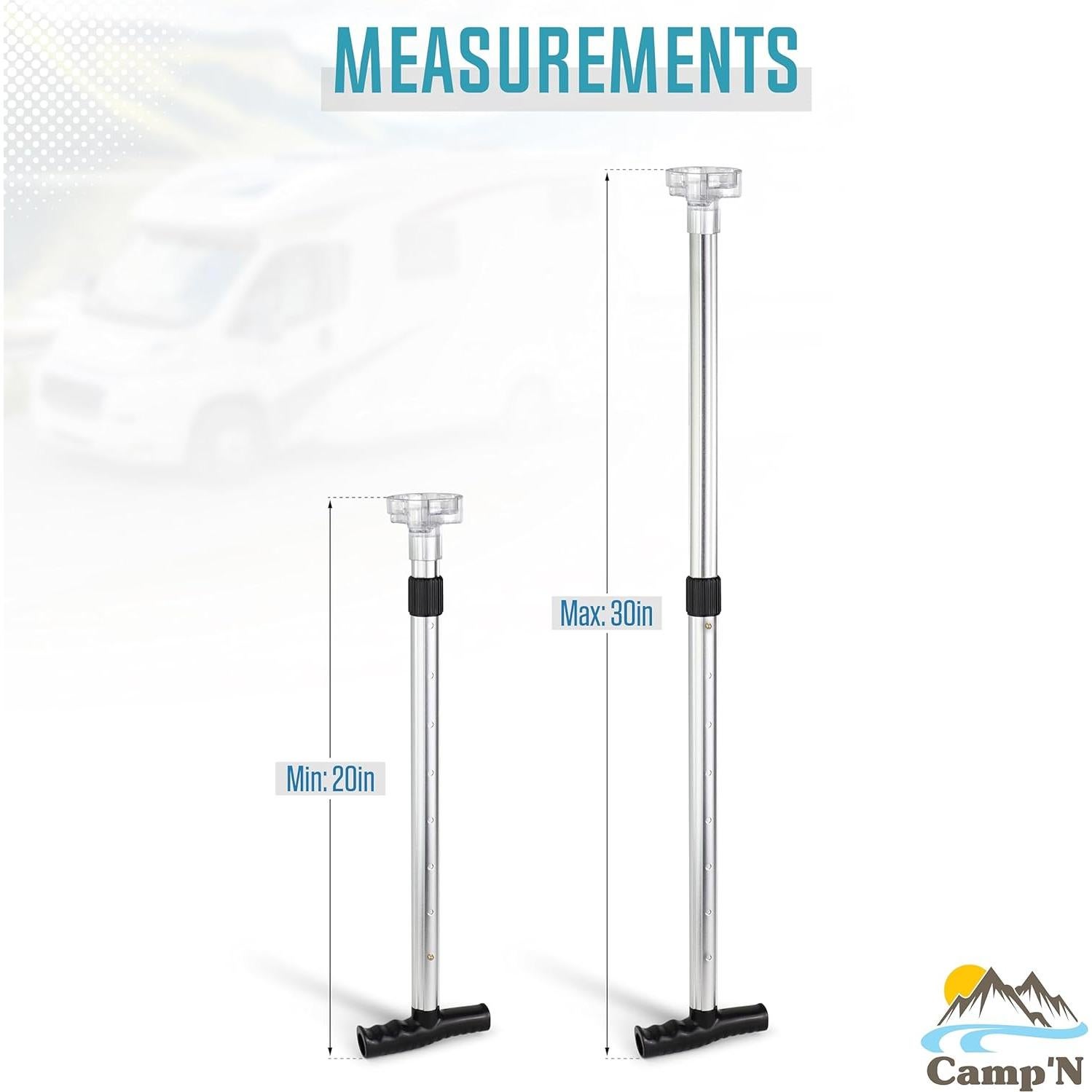 Abridor de Ventilación de Techo Camp'N RV - Extensible 50.8 a 76.2 cm