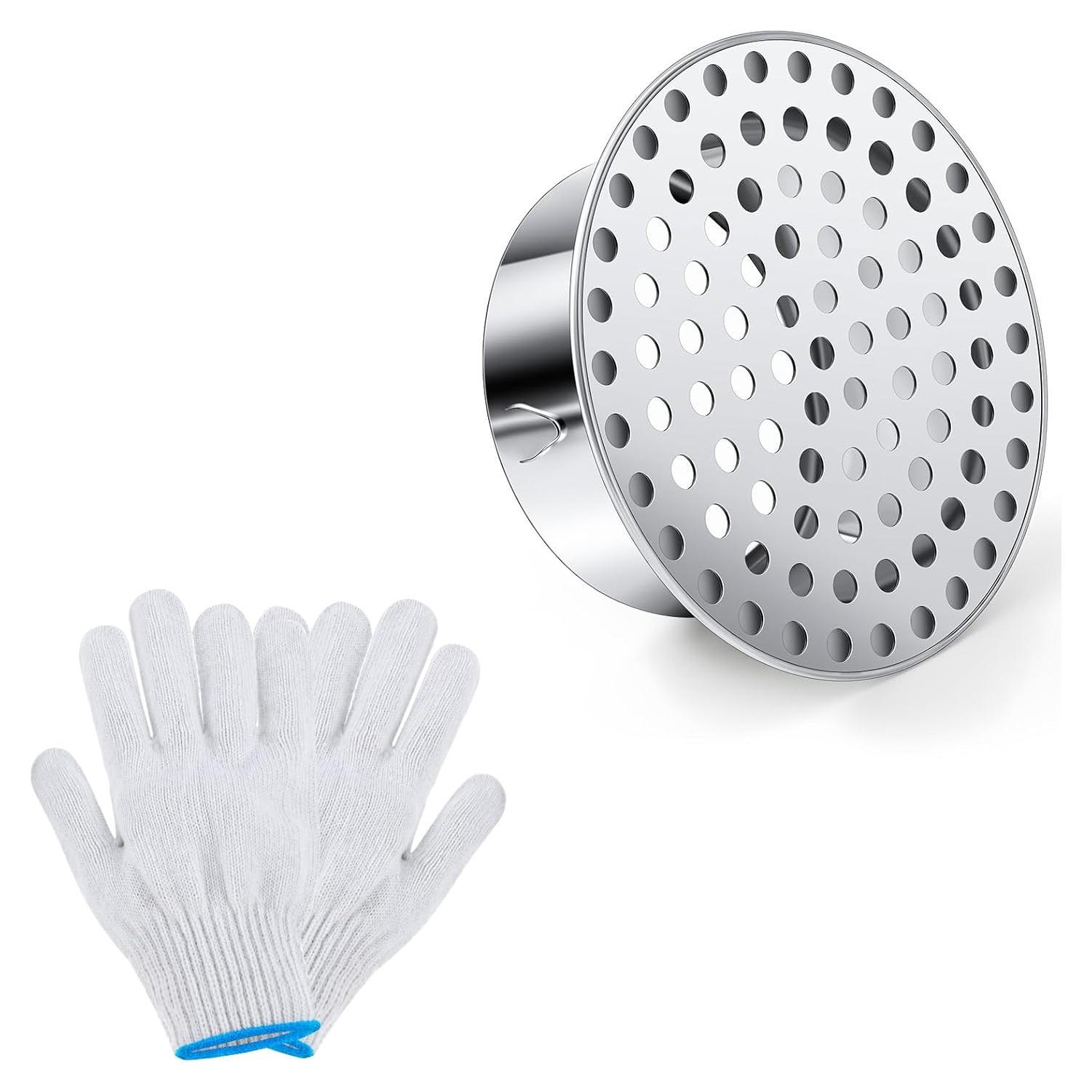 Tapa de Ventilación Moxweyeni 3" Acero Inoxidable 304 con Guantes