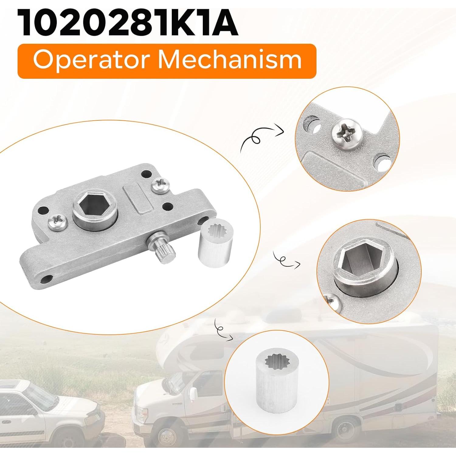Engranaje de Elevación SyunsXoon 1020281K1A para Ventiladores RV