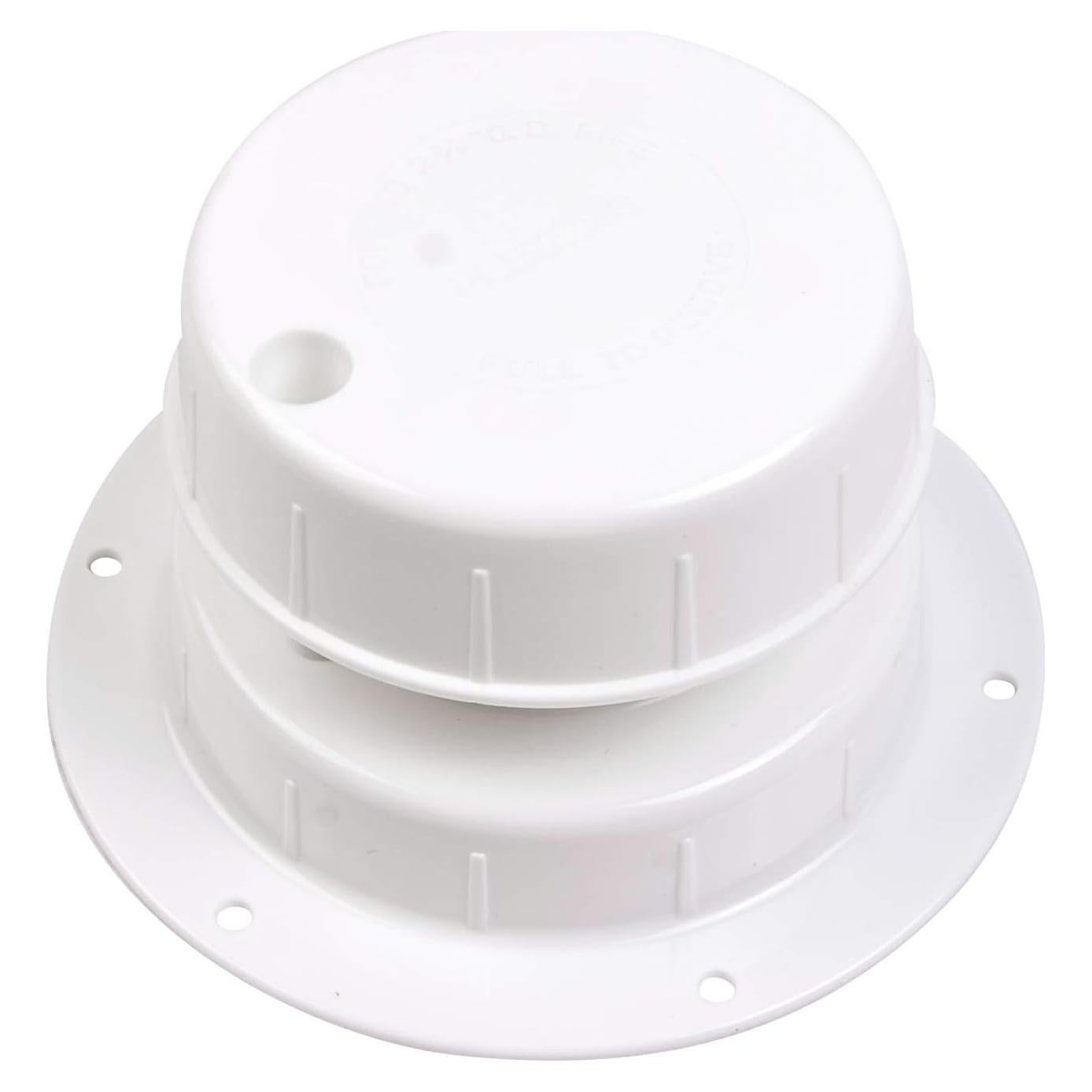Tapa de Ventilación RVMATE para Tubo 2.54 a 6.03 cm Blanca