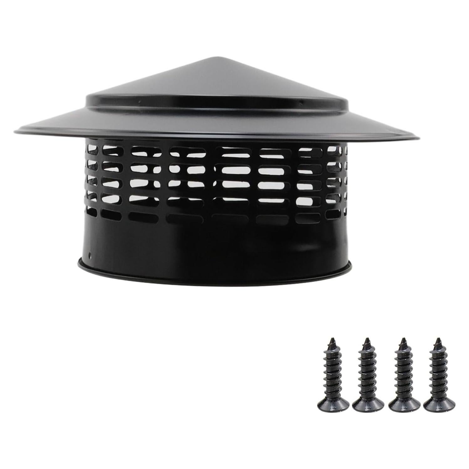 T Tulead Tapa de Chimenea Cono Superior 160mm Acero Inoxidable