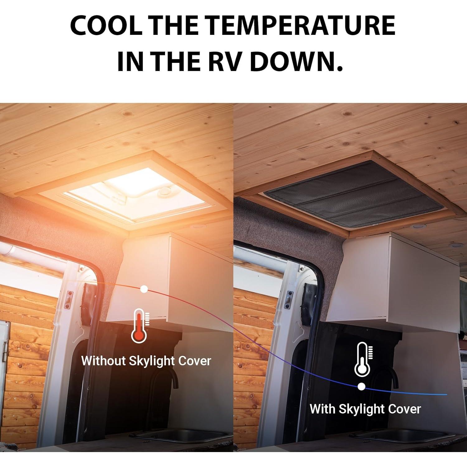 Cubierta de Ventilación BougeRV 15.8x15.8 cm Magnética Plegable