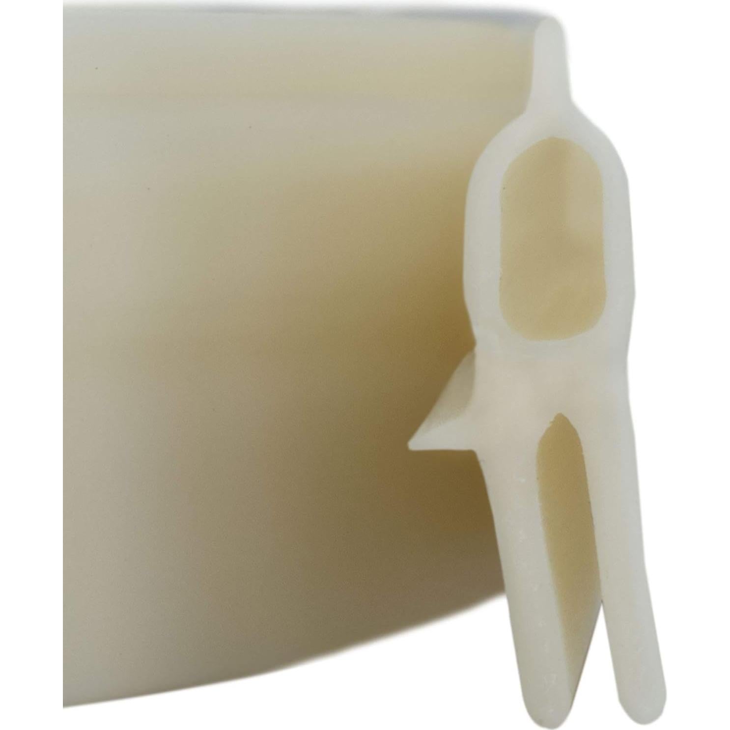 Sello de Ventilación para Techo de RV RecPro 129.54 cm Vinilo Blanco