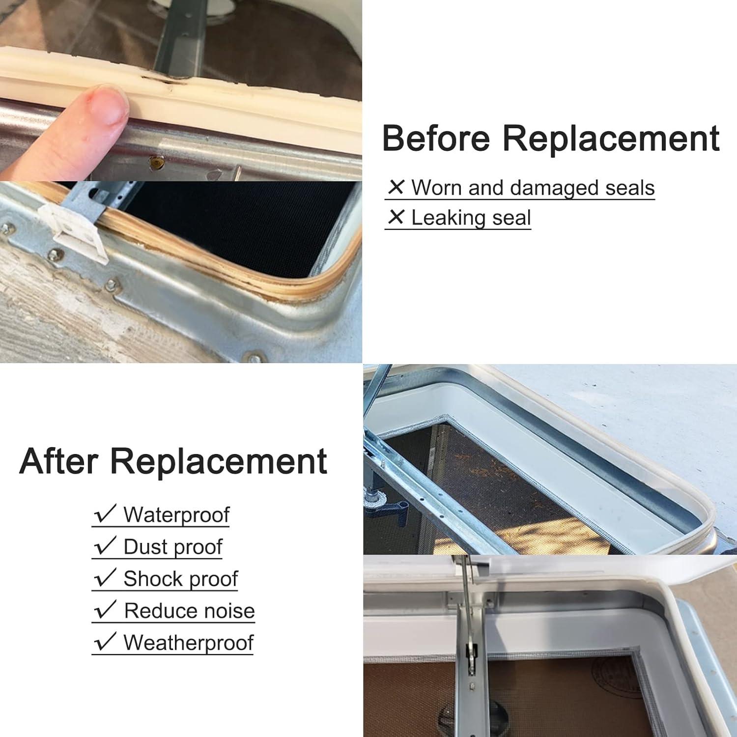 Sello de Ventilación de Techo RV WTNYOU 1.3m Blanco TPE