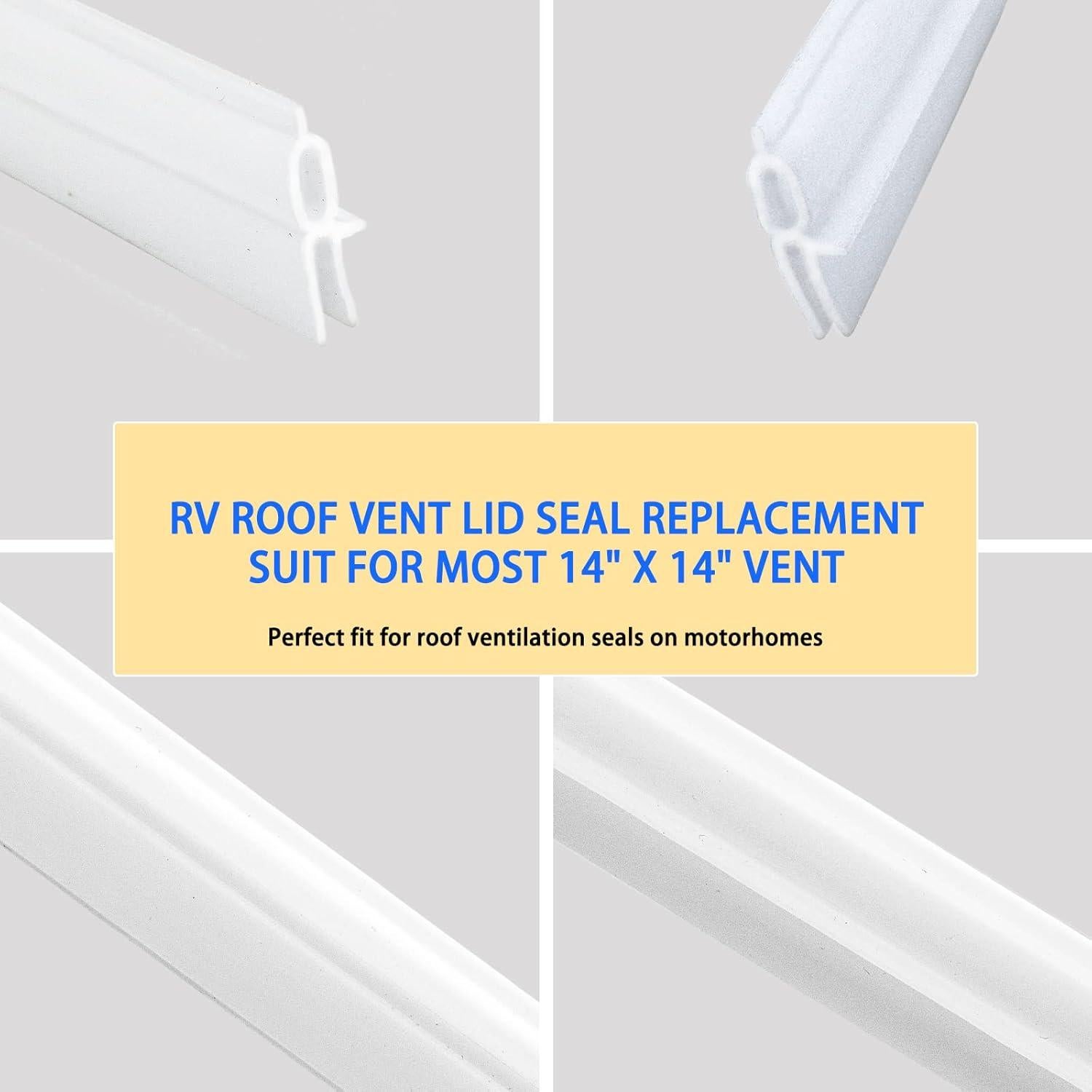 Sello de Ventilación de Techo RV WTNYOU 1.3m Blanco TPE