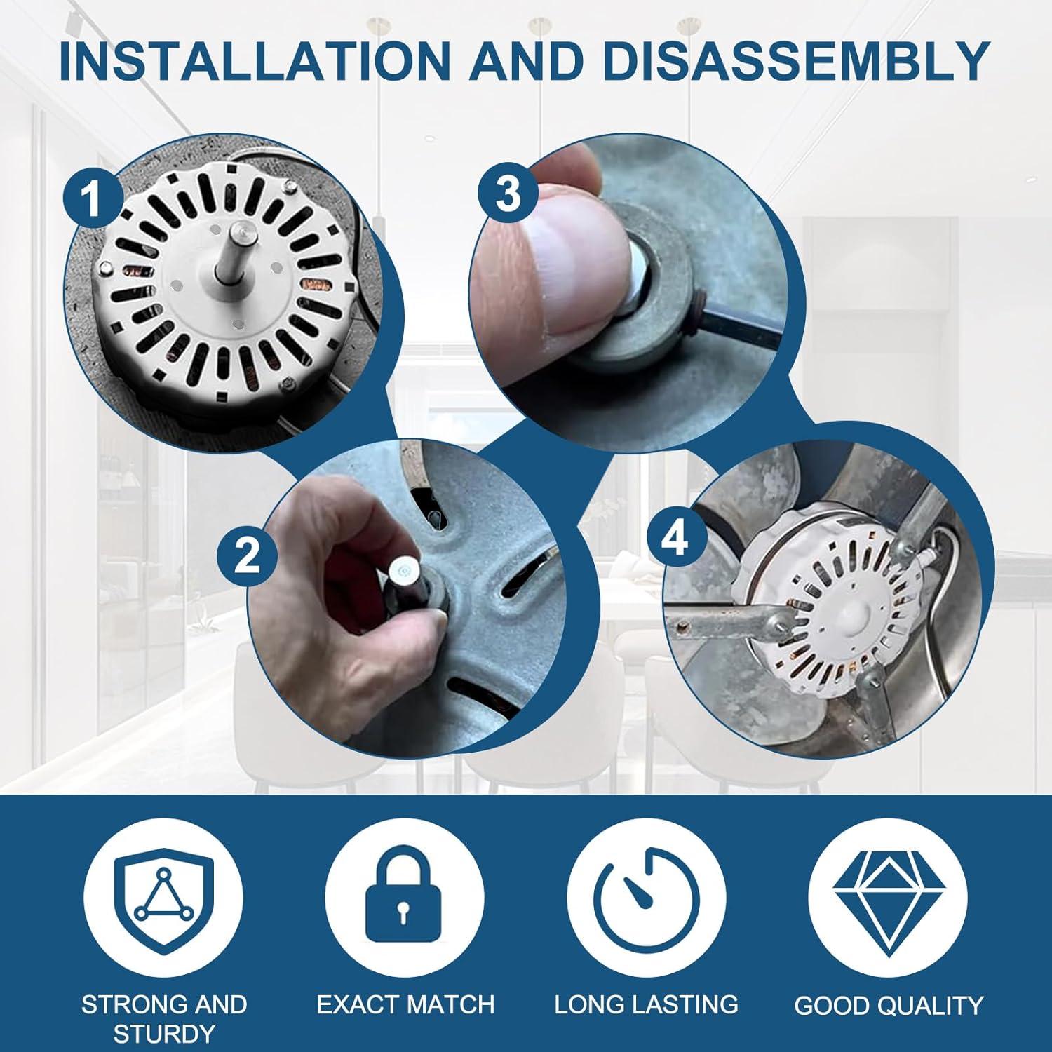 Motor de Ventilador de Techo Aibabcue F0510B2944 3.4A 1100RPM