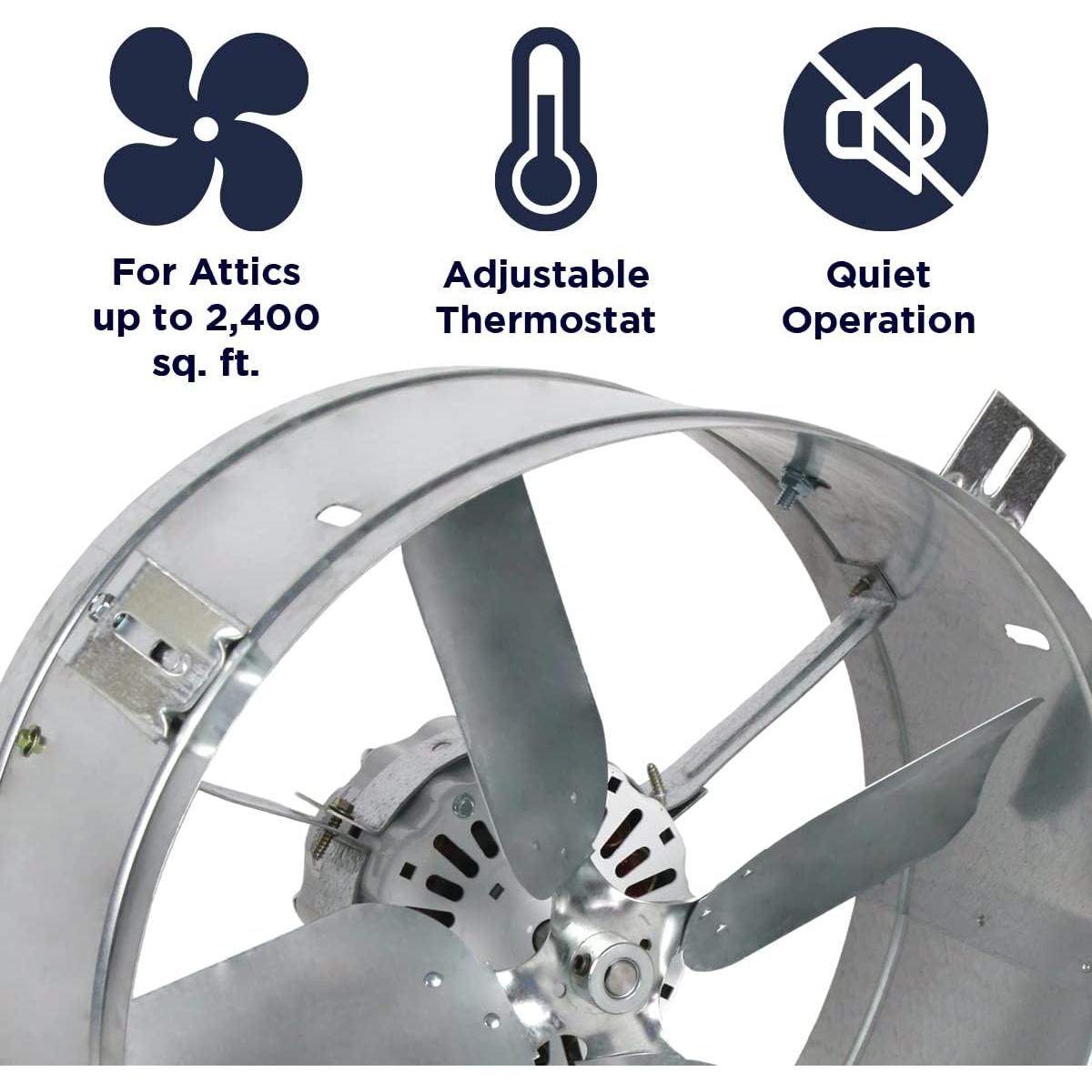 Ventilador de Ático Cool Attic CX1600 1600 CFM 4.5A