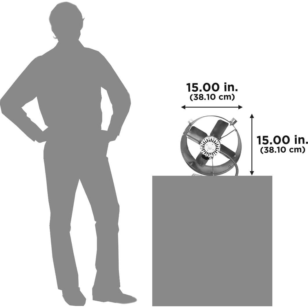 Ventilador de Ático Cool Attic CX1600 1600 CFM 4.5A