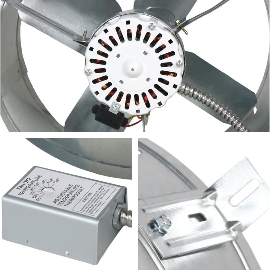 Ventilador de Ático Cool Attic CX1600 1600 CFM 4.5A