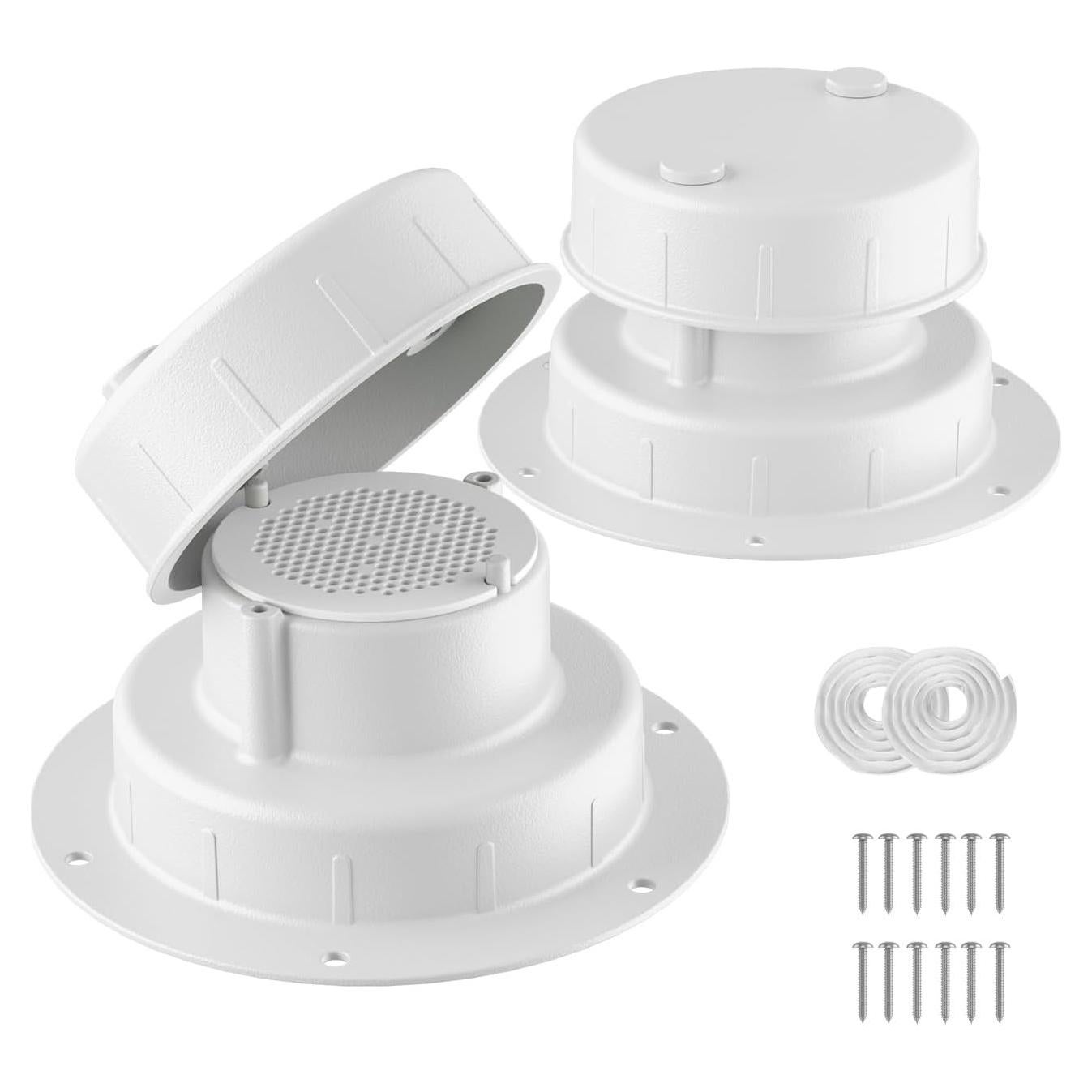 Tapa de Ventilación de Aluminio Golysoa para RV - 2 Paquetes