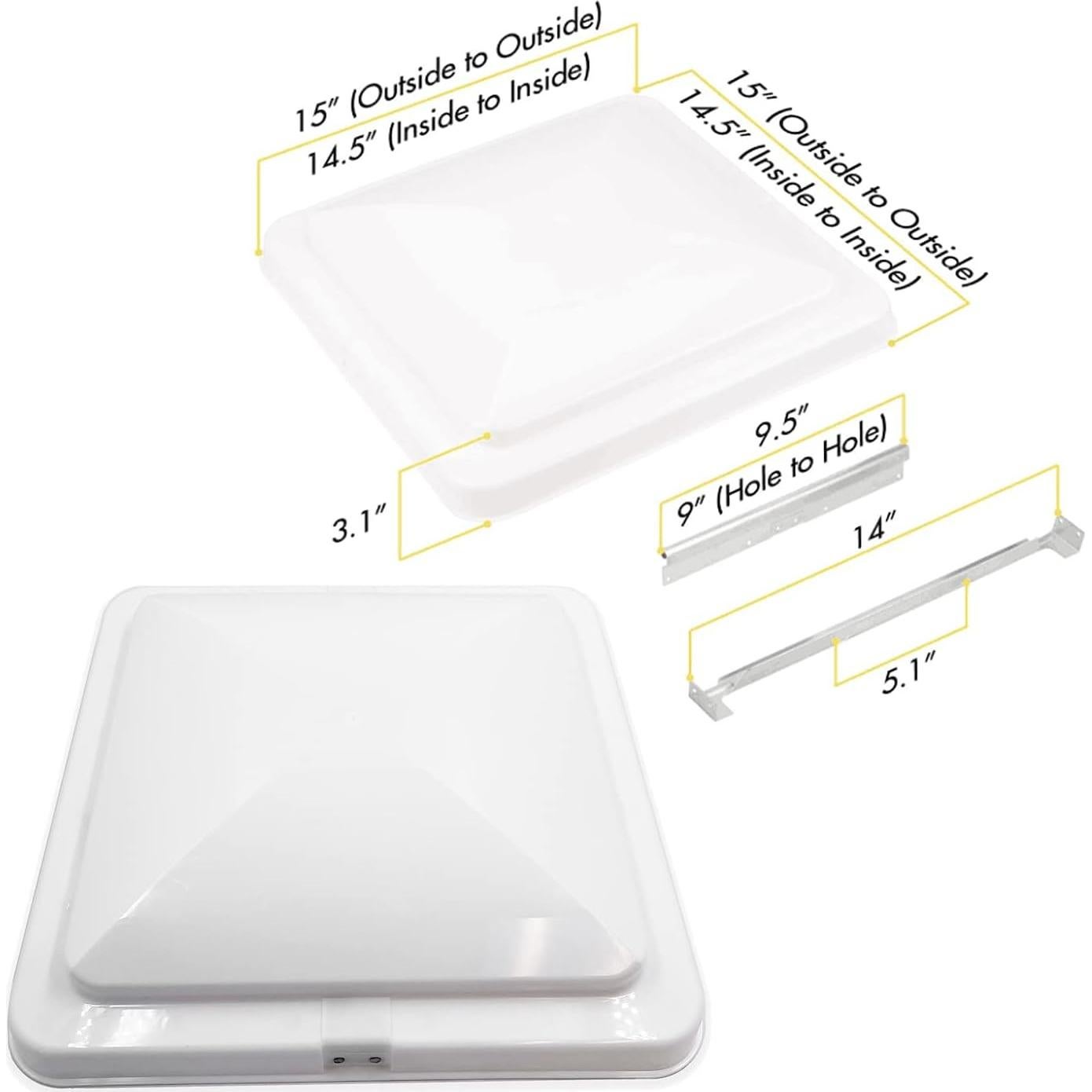 Tapa de Reemplazo para Ventilación de Techo HTTMT 35.56x35.56cm