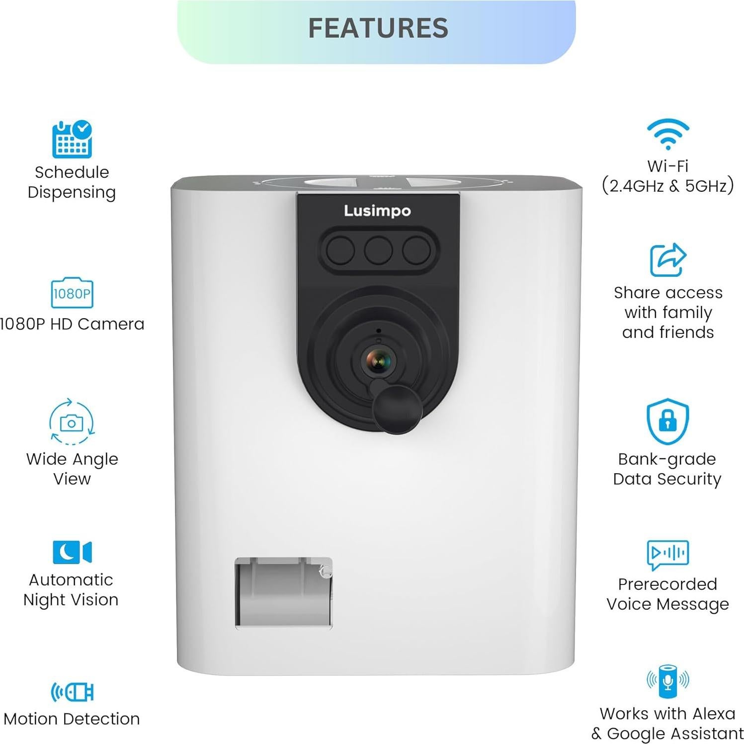Cámara Inteligente para Mascotas Owlet LL-SDCT-33A 1080P