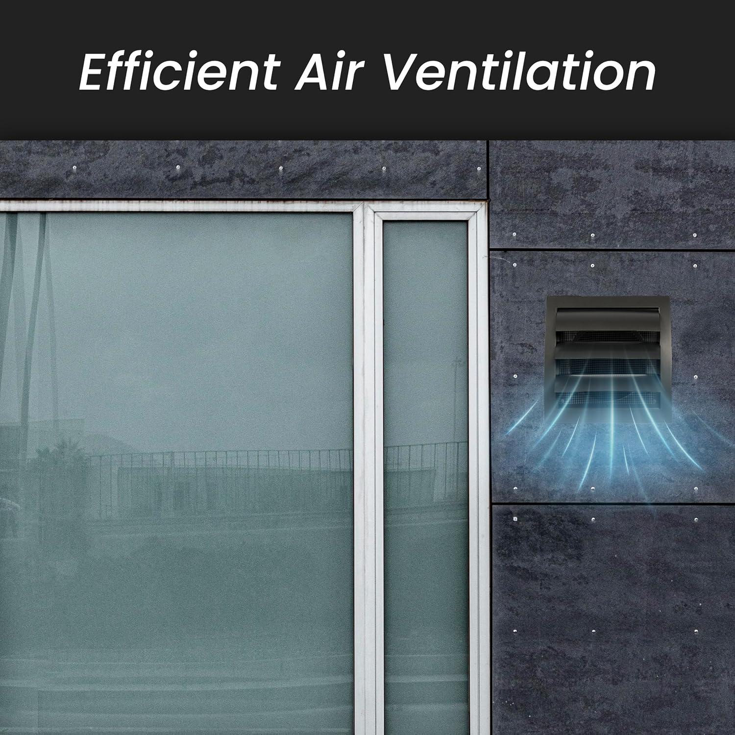 Campana de Escape 6 Pulgadas Repa Market Blanca con Pantalla