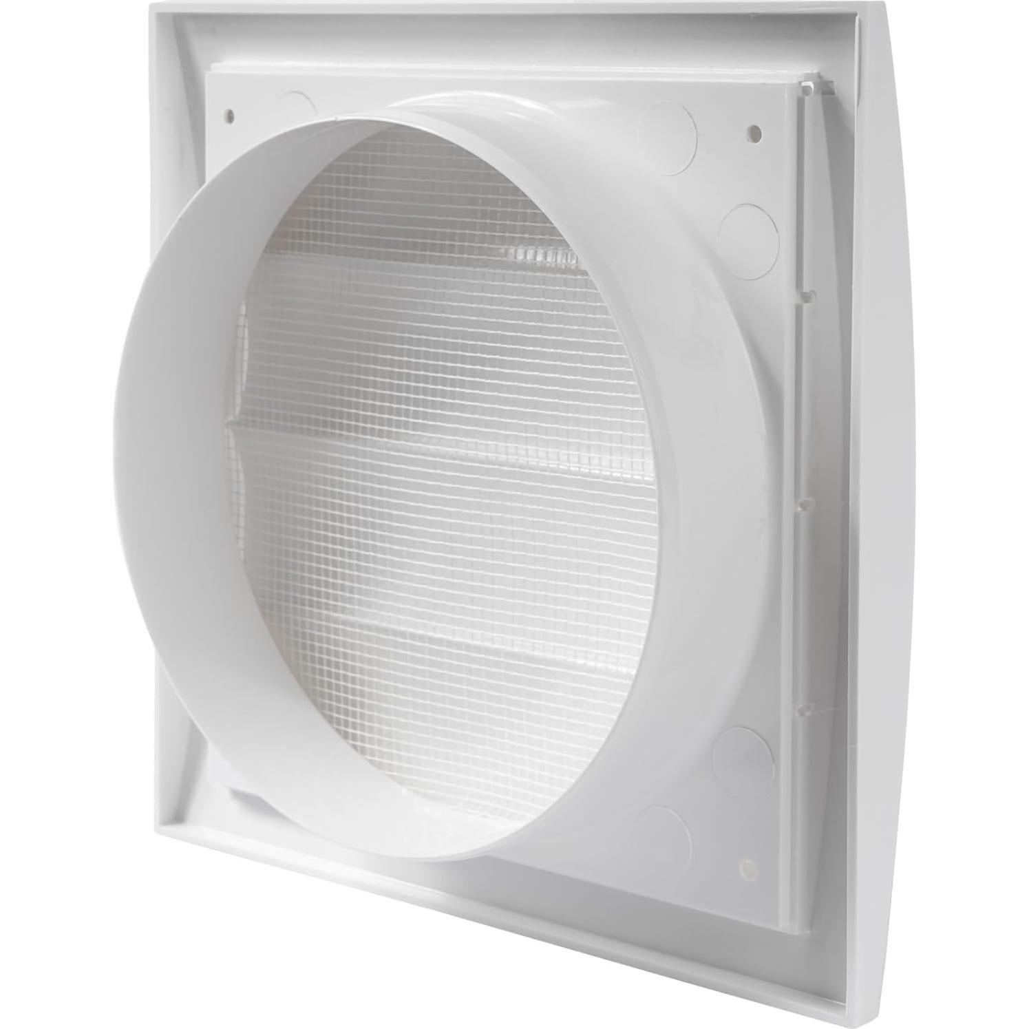 Campana de Escape 6 Pulgadas Repa Market Blanca con Pantalla