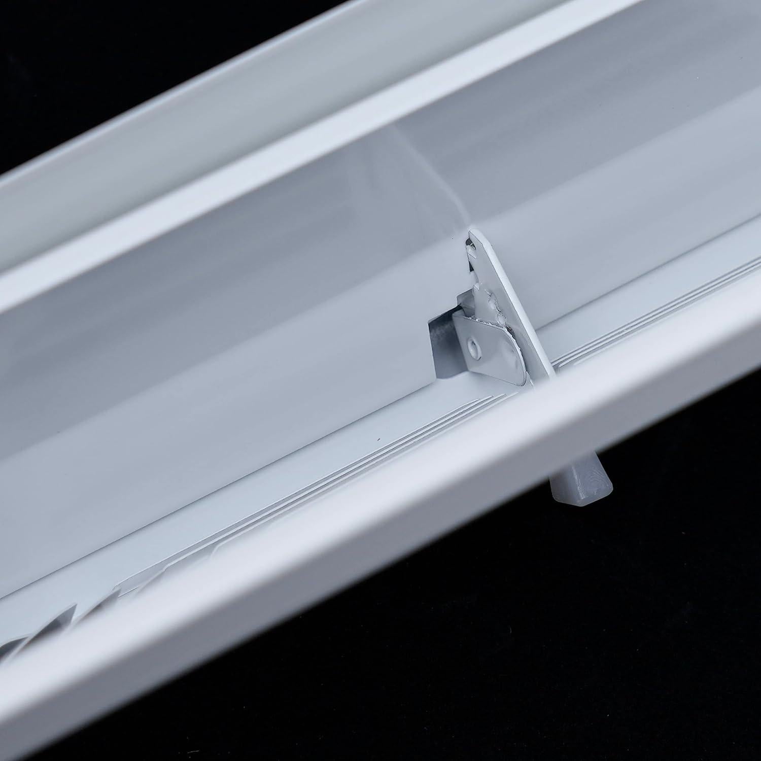 Rejilla de Zócalo de Esquina Handua 15" Blanco - Acero