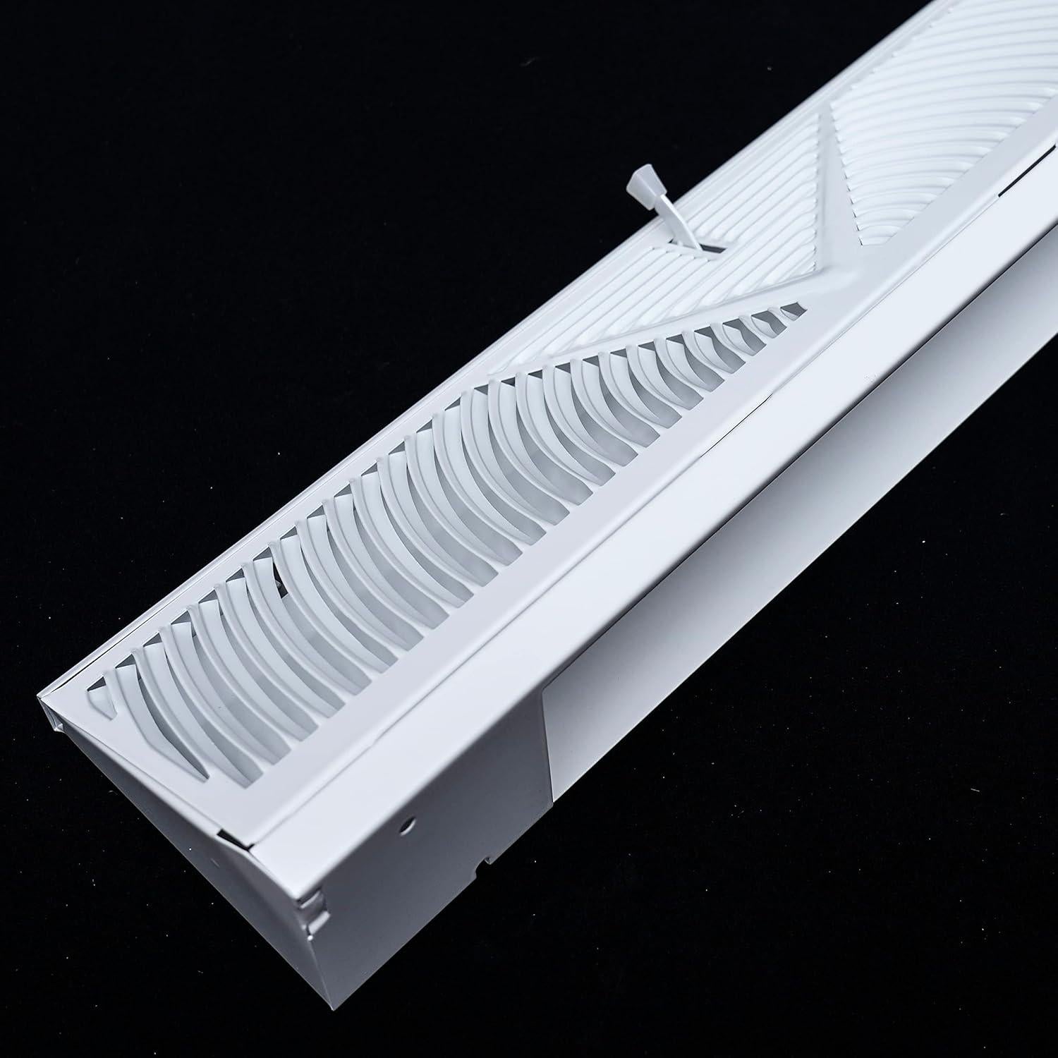 Rejilla de Zócalo de Esquina Handua 15" Blanco - Acero