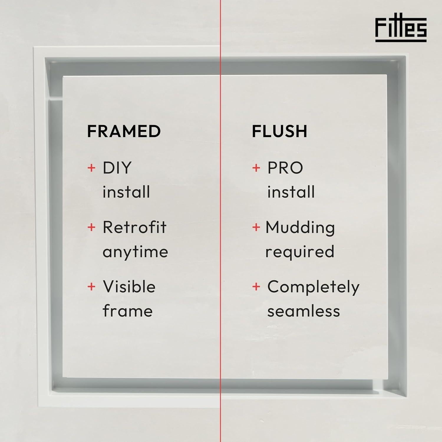 Cubierta de Ventilación de Escape FITTES 35.56x35.56 cm ABS