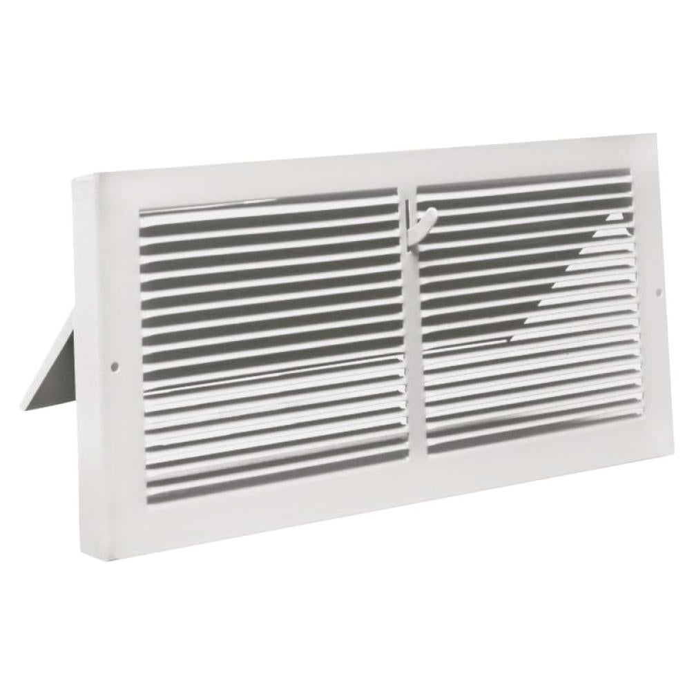 Registro de Baseboard de Acero Imperial RG0115 30.48 x 15.24 cm Blanco