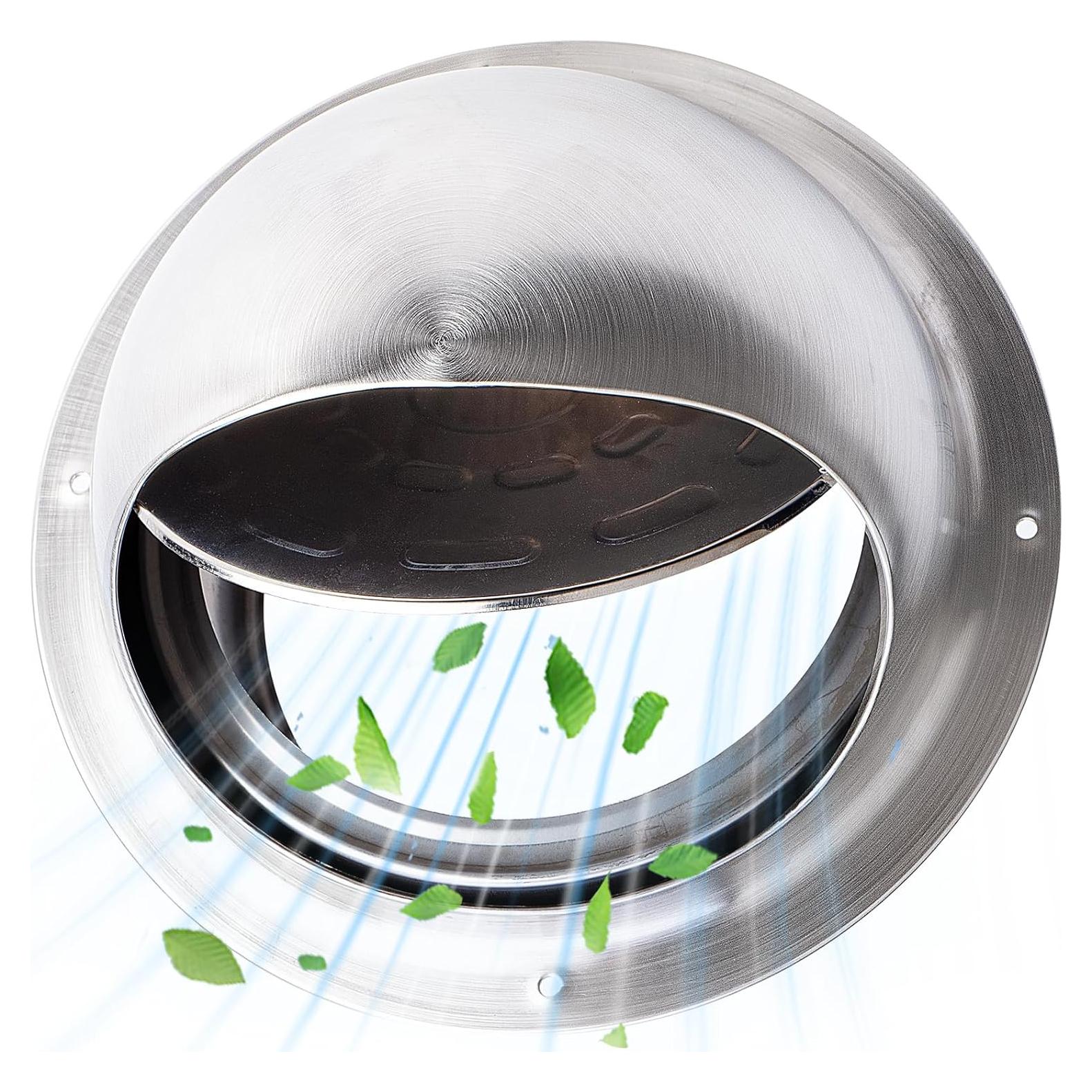 Cubierta de Ventilación de Secadora Matework 6" Acero Inoxidable