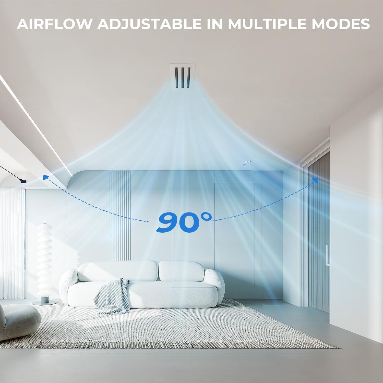 Cubierta de Ventilación Moderna FA-STAR 10x6 Aluminio Blanco